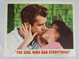 The Girl Who Had Everything 1953 #4 Lobby Card Elizabeth Taylor Fernando... - £15.45 GBP
