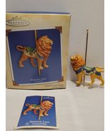Hallmark Majestic Lion Carousel Ride Keepsake Ornament with box 2004 - £8.62 GBP