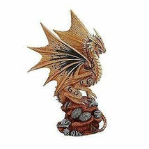 Desert Sand Element Chaos Dragon Statue Anne Stokes Fantasy Art Age of Dragons - £57.89 GBP