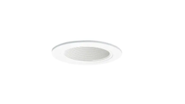 Halo 993 Series 4 in. with Baffle White Recessed Ceiling Light Fixture Trim - £11.10 GBP