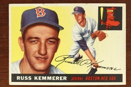 Vintage Baseball Card Topps 1955 Russ Kemmerer Pitcher Boston Red Sox #18 - £7.59 GBP