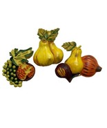 Fruit Button Covers Set of 3 Pears Sewing Decorative 1 1/4&quot; Resin Yellow - $13.29 CAD
