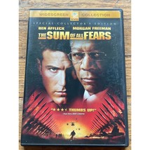 The Sum of All Fears (DVD, 2002) - Ben Affleck Morgan Freeman - £3.08 GBP