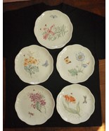 Lenox Butterfly Meadow luncheon plates choose from 3 patterns - £8.80 GBP