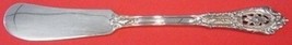 Rose Point by Wallace Sterling Silver Butter Spreader Flat Handle 5 1/2&quot; - $48.51