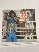 James Brown Living In America &amp; Farewell Single 45 RPM Record ROCKY IV Movie Vtg - £5.00 GBP