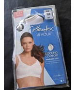 Playtex 18 hour Bra 36B White Wire Free Cooling Comfort Breathable 4159 NEW - $24.35 CAD