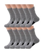 10 pairs Mens Cotton Athletic Sport Casual Long Work Crew Socks Size 9-1... - £16.43 GBP