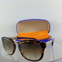 4Brand New Authentic Emilio Pucci Sunglasses EP 20 55F Navy Tortoise Gold EP20 - £43.42 GBP