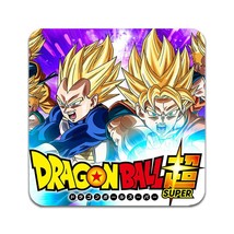 2 PCS Manga Dragon Ball Z Super Saiyan Coasters - £13.23 GBP