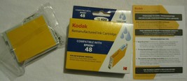 KODAK Remanufactured Ink Cartridge Compatible With Epson 48 / T048 (T048520) Hi - £5.47 GBP