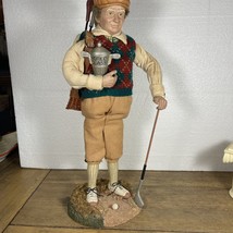 Golf Figurine “World Class Golfer” Figurine 15” tall Golf Clubs - £23.50 GBP