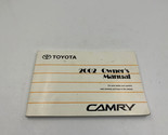 2002 Toyota Camry Owners Manual OEM I03B47025 - $14.84