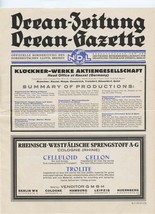 Norddeutscher Lloyd Bremen Ocean Gazette On Board Steamer Columbus 1926 - $47.47