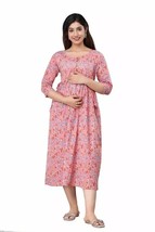 Attractive Pregnant / Maternity Women Kurti Gown Suit Easy baby Feeding ... - $723.97 MXN