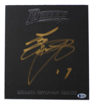 Shohei Ohtani Unterzeichnet 9.5x10.5 Hokkaido Fighters Shikishi Platine Bas Loa - £763.30 GBP