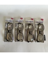 LOT OF 4 FOSTER GRANT  READING GLASSES +2.75 NEW WITH CASE - $28.47 CAD