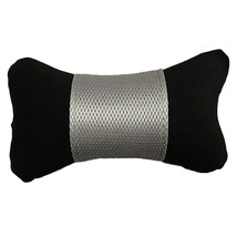 Car Seat Neck Pillow Headrest Cushion for Neck Support Washable Grey Mesh  - £10.10 GBP