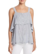 Velvet Heart Womens Striped Tiered Blouse, Size Small - £16.26 GBP