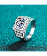 GRA Certified Hip Hop Bling Round Cut Solitaire 2/5ct Moissanite S925 Ma... - $4,113.14 MXN+