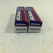 (2) Genuine ACDelco CR43TS Spark Plugs - Lot of 2 - £7.16 GBP