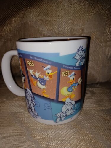The Walt Disney Gallery Donald Duck Coffee Mug 65 Feisty Years 1934-1999 Used - $39.60