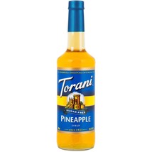 Torani Sugar Free Pineapple Syrup, 750 mL Glass Bottle - $23.35