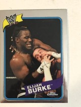Elijah Burke WWE Heritage Topps Chrome Trading Card 2008 #48 - £1.55 GBP