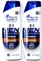 2 Pk Head &amp; Shoulders zinc shampoo conditioner 2 in 1 men advanced Bourbon 12oz - £25.01 GBP