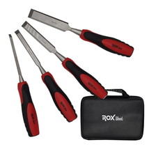 Rox Wood Chisels in Special Design Eva Bag (4 Pieces Set) - £20.57 GBP
