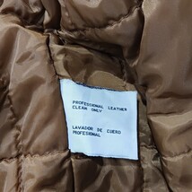 VTG Ash Creek Trading Mens L Insulated Bomber Jacket Brown Suede Genuine Leather image 6