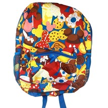 Disney Parks Backpack Mickey Goodies Sweets 18in x 14in Cupcake - $29.99