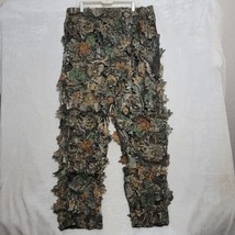 Cabela&#39;s Men&#39;s Leafy Camo Ghillie Pants Size 2XL Seclusion 3D Hunting - £38.17 GBP