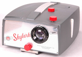 Vintage Midcentury Skylark 300 Slide Projector-Mansfield USA-Metal Body-... - £32.02 GBP