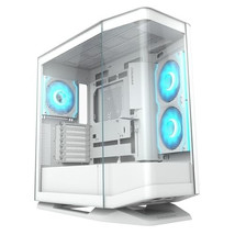 COUGAR White Mid Tower E-ATX Case, 420mm GPU Supported, Build-in A PWM F... - $284.18