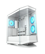 COUGAR White Mid Tower E-ATX Case, 420mm GPU Supported, Build-in A PWM F... - $5,275.58 MXN