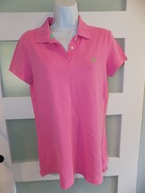 Lilly Pulitzer Pink Island Polo SS Size M Women&#39;s EUC - £20.31 GBP
