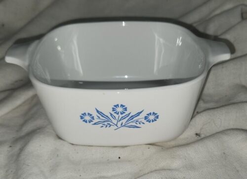 VTG Corning Ware P-43-B 2 3/4 Cup BAking Dish Cornflower Blue USA Made - $15.99