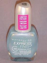 Maybelline Express Finish Nail Color Blue Brilliance 649 Nail Polish 50 ... - $14.99