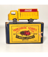 Matchbox Moko Lesney No 37 Karrier Bantam Coca-Cola Van Yellow Vintage w... - $835.08 MXN