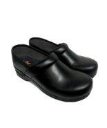Dansko XP 2.0 Womens Black Leather Clog Shoes US 11.5 Slip On Comfort No... - £54.36 GBP