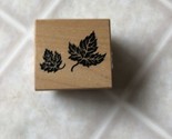 PSX Designs Two Maple Leaf C210 Wood Mounted Rubber Stamp - £7.82 GBP