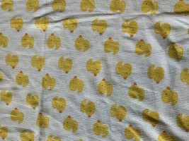 Gerber White All over Rubber Duck Print Receiving Blanket Waffle Thermal - £29.50 GBP
