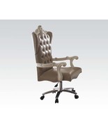 Versailles Executive Office Chair, Vintage Gray Faux Leather - $16,358.92 MXN