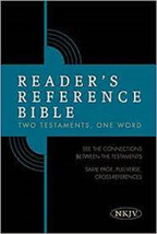 Reader&#39;s Reference Bible: NKJV Edition ~ Tan &amp; teal blue ~ NEW IN BOX - £58.40 GBP
