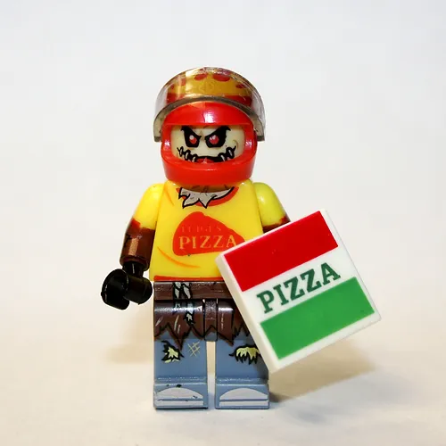 NBT Scarecrow Pizza Delivery driver Batman Minifigure Custom Movie Minifigures - $6.20