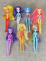 My Little Pony Equestria Girls Dolls 9&quot; ~Lot Of 7 - $21.38