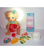 Baby Alive Hasbro 2010 Blonde Hair Interactive Doll Talks Eat Poop Pees ... - £126.78 GBP