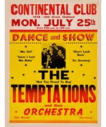 14007.Decor Poster.Room wall Interior vintage design.Temptations concert... - $24.08 CAD+