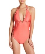 Rachel Roy Swimsuit One Piece Halter With Cut Out Detail  SZ L NEW - $1,776.50 MXN